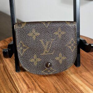 Vintage Louis Vuitton Monogram Cuvette Coin Case Petite Wallet